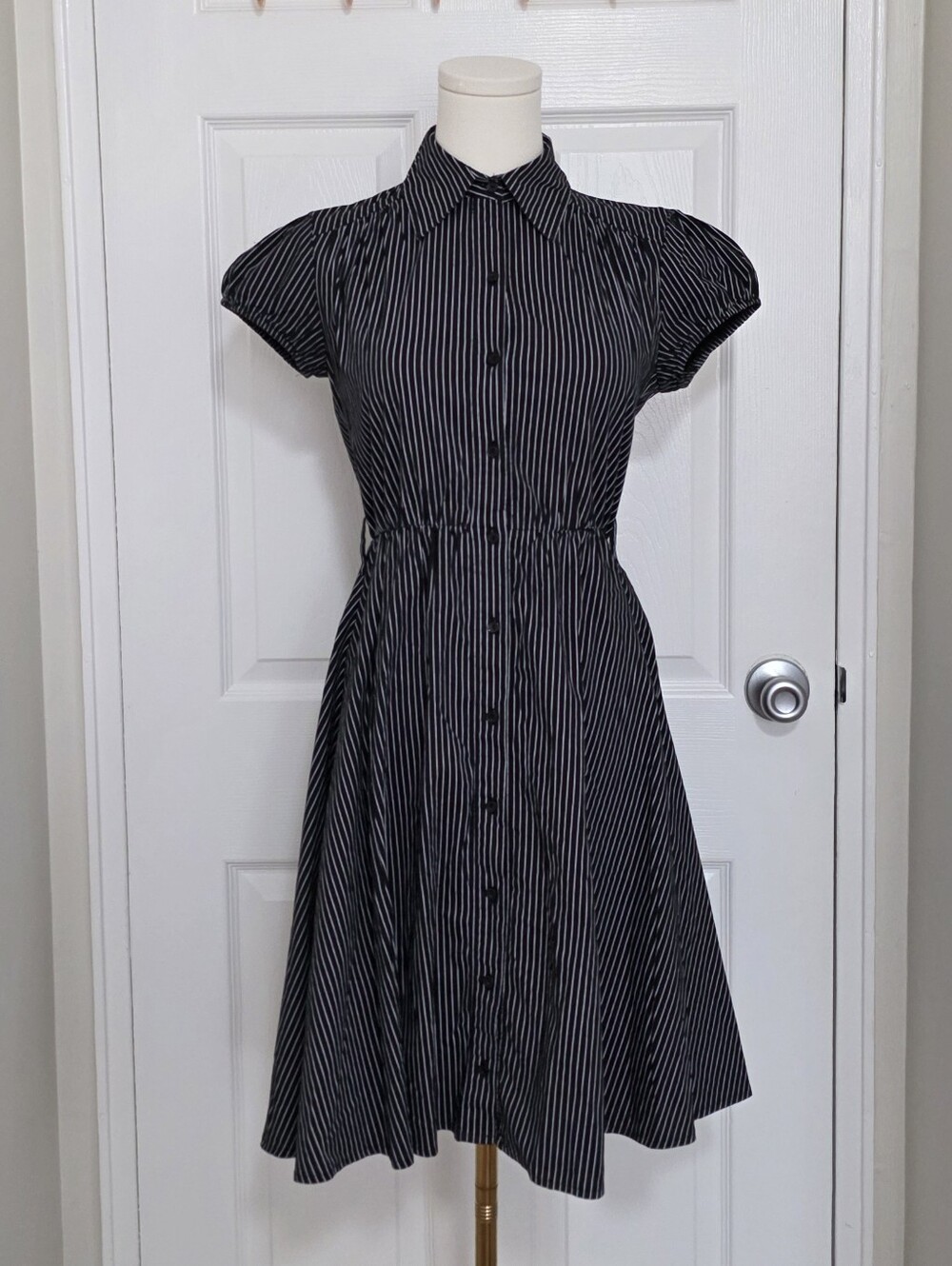 ♡ Black & White Stripe Dress ♡